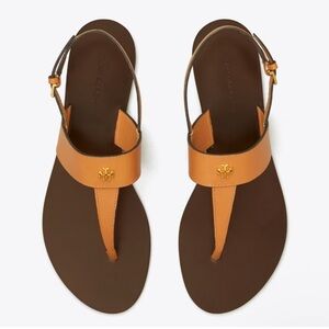 Tory Burch capri thong sandal brandy